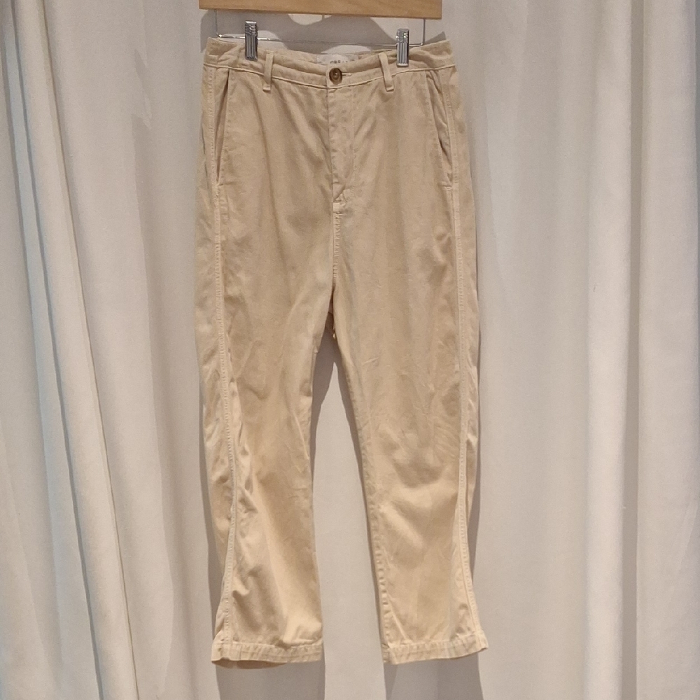 THE GREAT Women's Tan Highrise Chinos Size 27